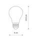 LED лампа Nowodvorski 7Вт E27 3000K A60 серия STANDART
