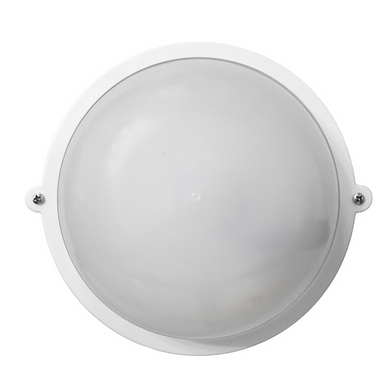 LED светильник 12Вт 6000К IP65 круг накладной ЖКХ с датчиком движения серия ECO