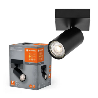 Бра IP44 LED SPOT OCTAGON 1X3.4W 927 GU10 BK LEDVANCE