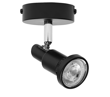 Спот поворотный LED SPOT 1X3.4W 927 GU10 BK LEDVANCE