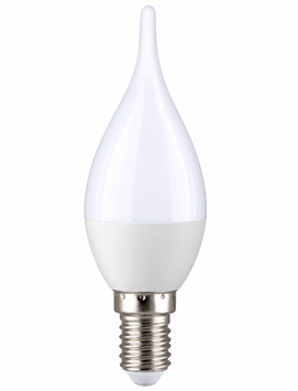 LED лампа 8Вт E14 3000K C37 135х37мм серия STANDART