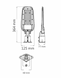 Уличный консольный LED светильник 30Вт 6400К SMD серия Standart