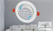 LED світильник вбудований 9W RGB+ССТ+2700-6500К коло серія PROFESSIONAL