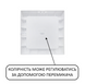 LED светильник встроенный 12W с переключателем цвета 3000K 4000K 6500K квадрат серия STANDART