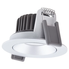 Карданний LED світильник LEDVANCE 8W 3000K 36° IP20 серія PROFESSIONAL сірий