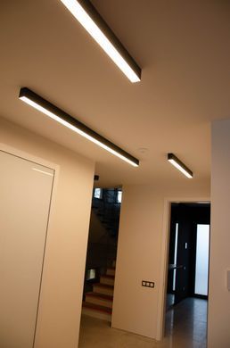 Лінійний профільний LED світильник накладний під замовлення 20Вт 3000К 4000К 5000К 500х50х50мм серія PROFESSIONAL