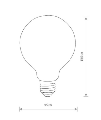 LED лампа Nowodvorski 8Вт E27 3000K серия STANDART