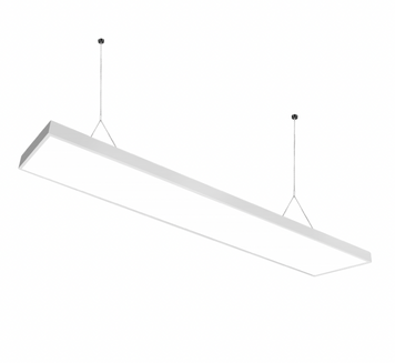 Линейный профильный LED светильник 72Вт 6500К 1180x200x38мм белый серия ECO