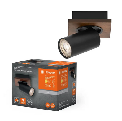 Бра IP44 LED DECOR SPOT MERCURY 1X3.4W927GU10 BK LEDVANCE