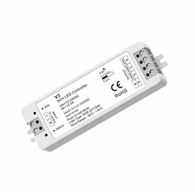 Комплект LED-контролер з пультом Skydance Set RT4+V3 4A*3CH RGB