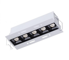 Точковий врізний LED світильник 10Вт 3000K 49х141х35мм IP20 серія PROFESSIONAL
