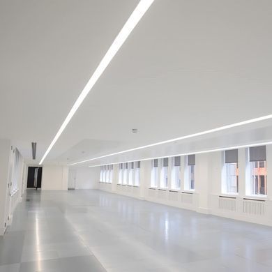 Лінійний профільний LED світильник вбудований під замовлення 40Вт 3000К 4000К 1000х67х50мм серія PROFESSIONAL