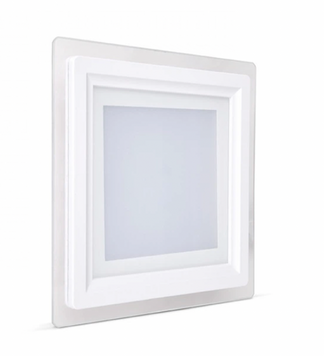 LED светильник встроенный 12W 5000К квадрат серия STANDART