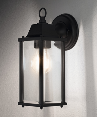 Фасадный светильник для ламп 1xE27 IP23 ENDURA CLASSIC LANTERN SQ M E27 BK LEDVANCE