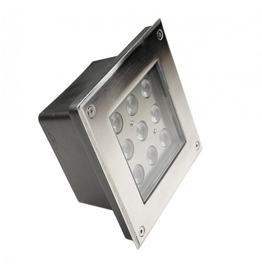Тротуарний LED світильник 9Вт 3000К 130х130х130мм серія PROFESSIONAL