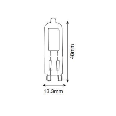 LED лампа 4Вт G9 4200K серія STANDART
